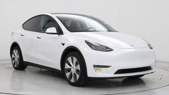 TESLA MODEL Y 2021 5YJYGDEE1MF302396 image